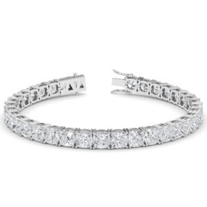 Cushion Cut Lab-Grown Diamond Tennis Bracelet