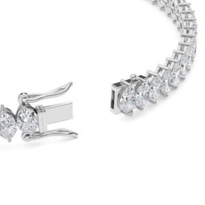 Marquise Cut Lab-Grown Diamond Tennis Bracelet - Owolite - 4
