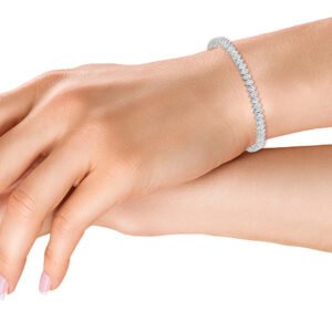 Marquise Cut Lab-Grown Diamond Tennis Bracelet - Owolite - 6