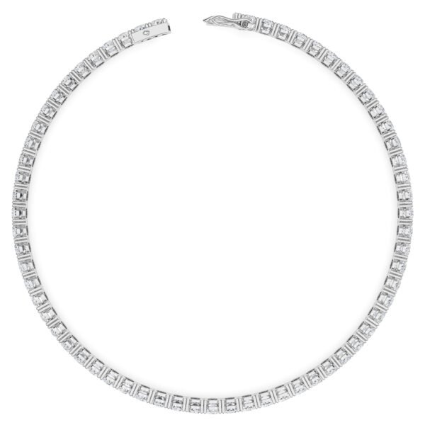 Oval Cut Lab-Grown Diamond Tennis Bracelet - Owolite - 2