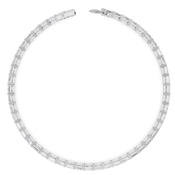 Princess Cut Lab-Grown Diamond Tennis Bracelet - Owolite - 2