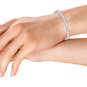 Radiant Cut Lab-Grown Diamond Tennis Bracelet - Owolite - 6