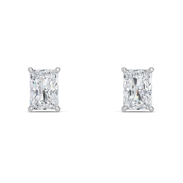 Radiant Cut Lab-Grown Diamond Stud Earrings - Owolite - 1