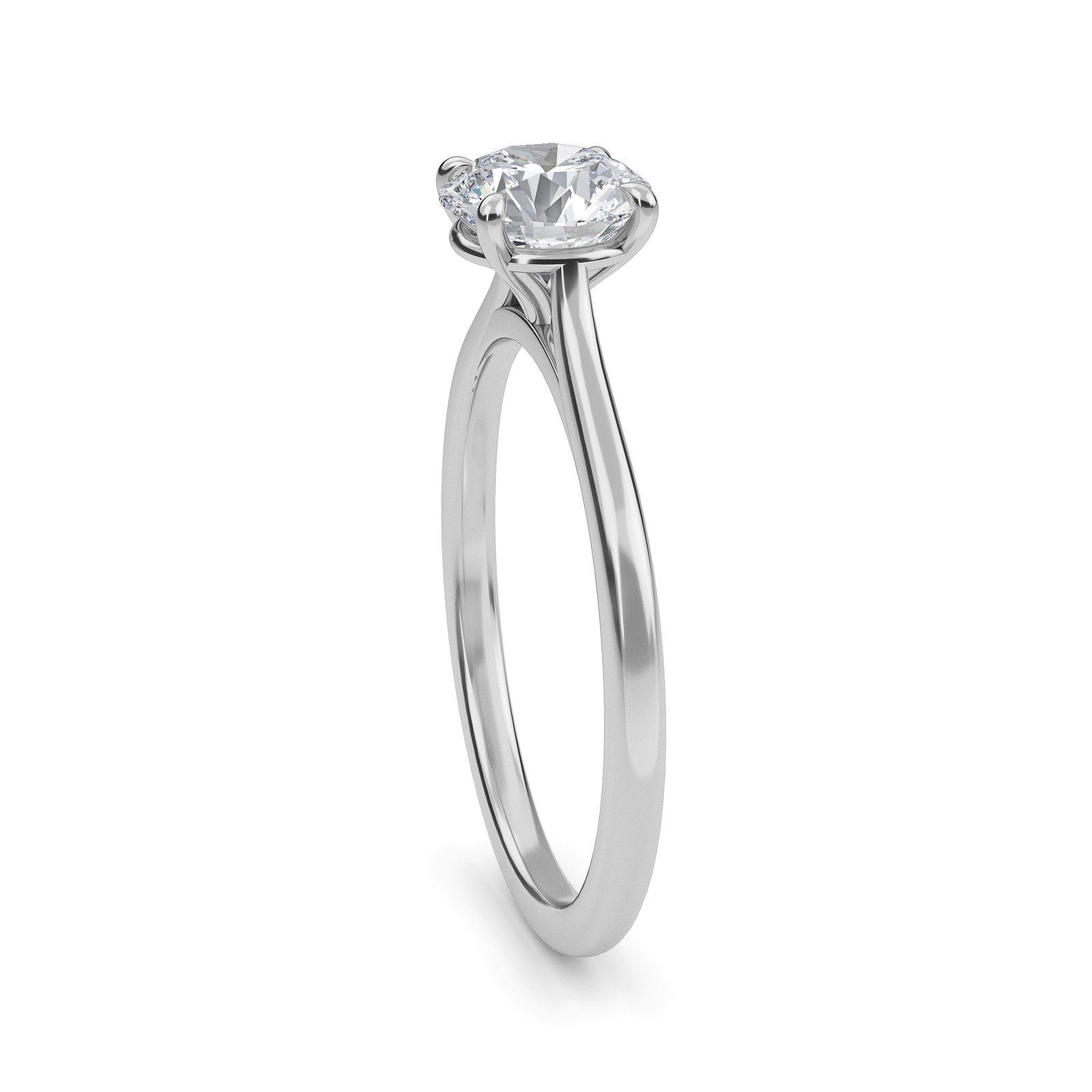SL0001W3-1.jpg Pure Elegance Solitaire Lab-Grown Diamond Ring - Owolite - 2
