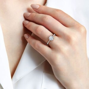 Pure Elegance Solitaire Lab-Grown Diamond Ring - Owolite - 6