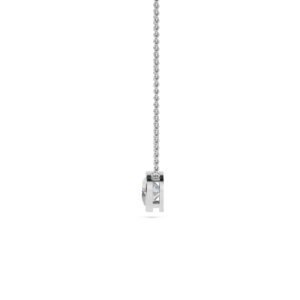 Solitaire Lab-Grown Diamond Bezel Set Necklace - Owolite - 4