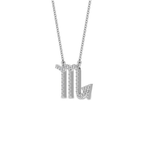 Scorpio Edge Lab-Grown Diamond Necklace - Owolite - 1