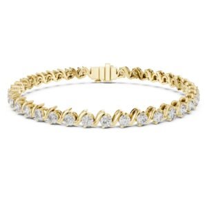 Twisted Diamond Tennis Bracelet