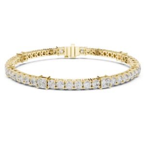 Mixed-Cut Diamond Tennis Bracelet