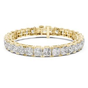 Princess Cut Diamond Tennis Bracelet