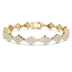 Diamond Cluster Motif Bracelet