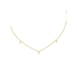 Minimal Diamond Accent Chain Necklace