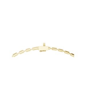 Baguette Diamond Half Tennis Necklace