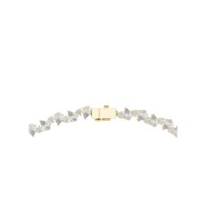 Round Diamond Tennis Necklace