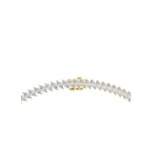 Marquise Diamond Tennis Necklace