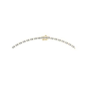 Classic Diamond Line Drop Pendant Necklace
