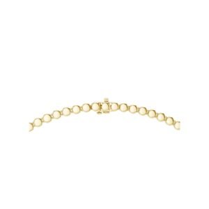 Pear Drop Diamond Cluster Graduated Necklace